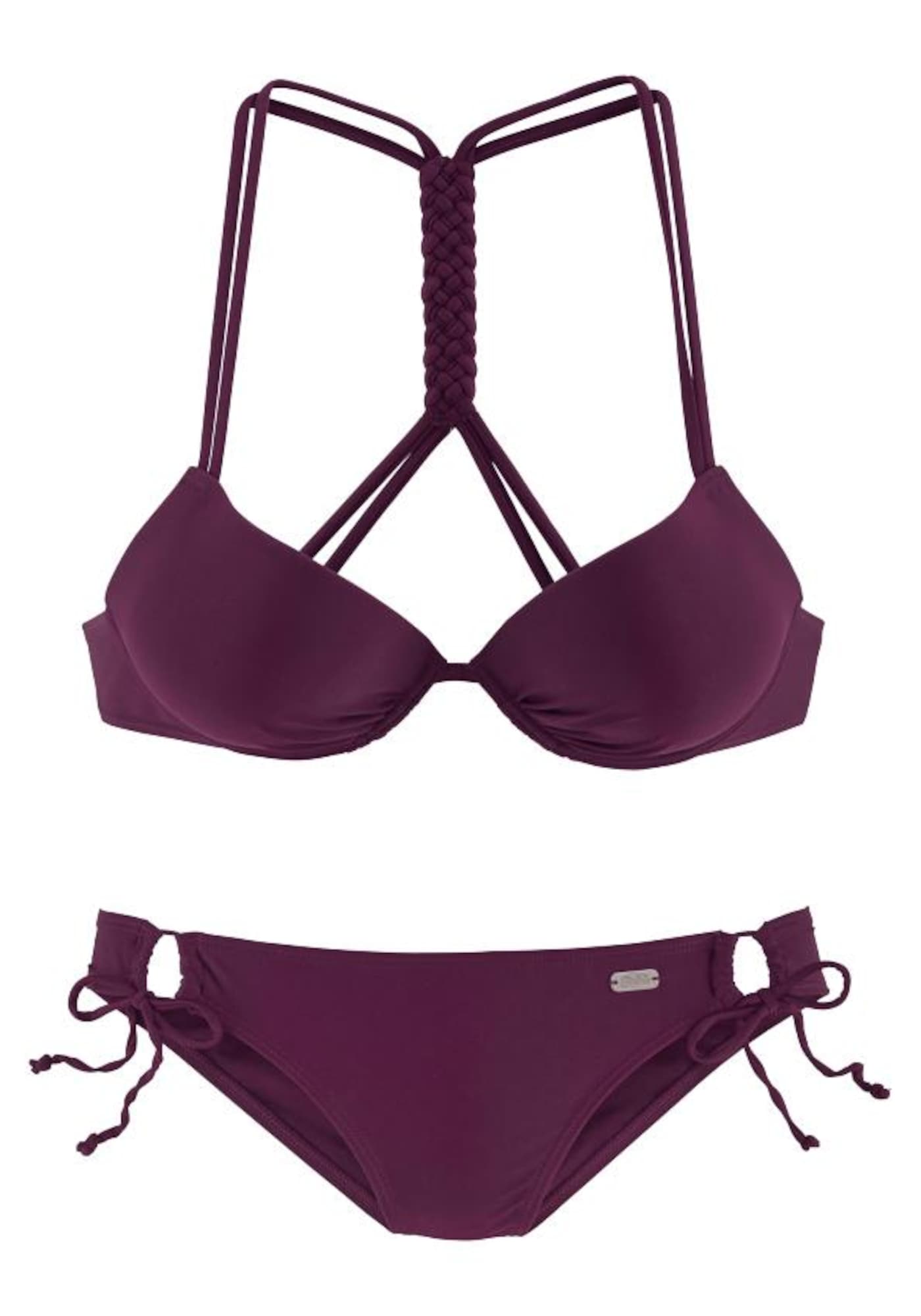 BUFFALO Bikini  bordó