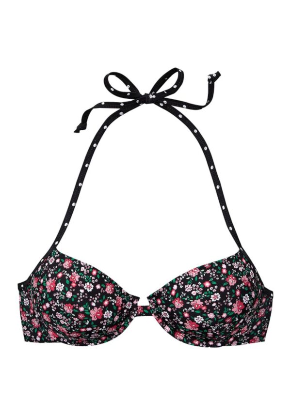 BUFFALO Bikini felső 'Evi'  rózsaszín / fekete