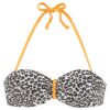 BUFFALO Bikini felső 'Kitty'  bézs / barna / sárga