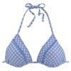 BUFFALO Bikini felső  kék / fehér-hu