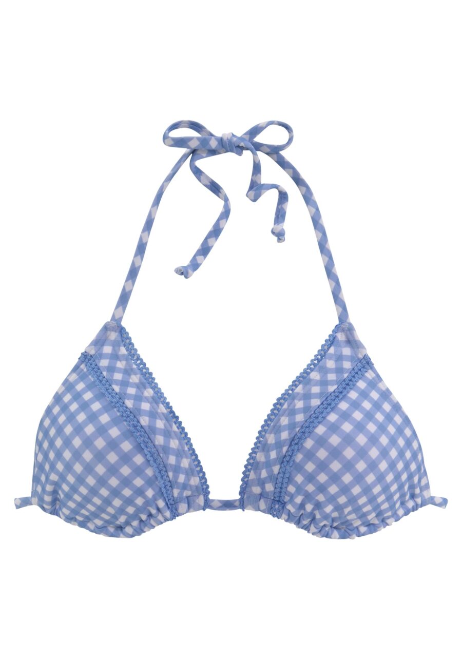 BUFFALO Bikini felső  kék / fehér-hu