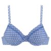 BUFFALO Bikini felső  kék / fehér-hu