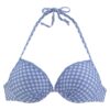 BUFFALO Bikini felső  világoskék / fehér-hu