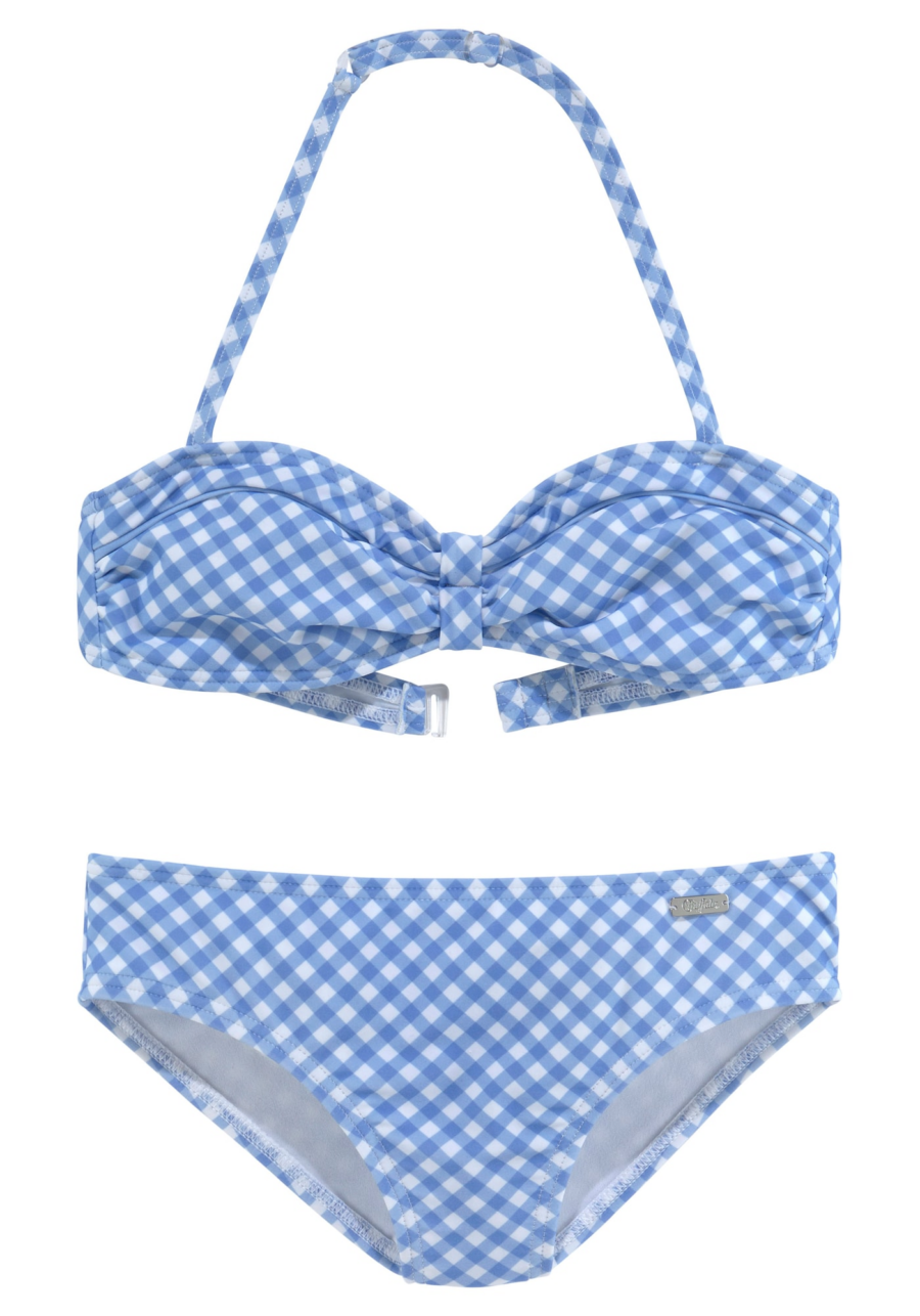 BUFFALO Bikini  kék / fehér-Hungary