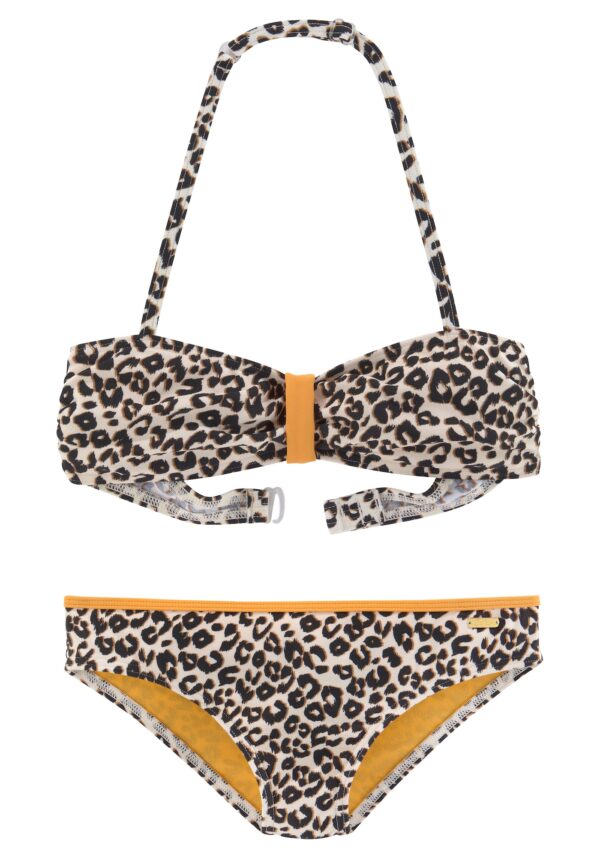 BUFFALO Bikini  krém / barna / narancs-hu
