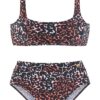 BUFFALO Bikini  menta / őszibarack / lazac / fekete-hu