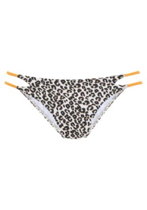BUFFALO Bikini nadrágok  barna / narancs / fekete / fehér