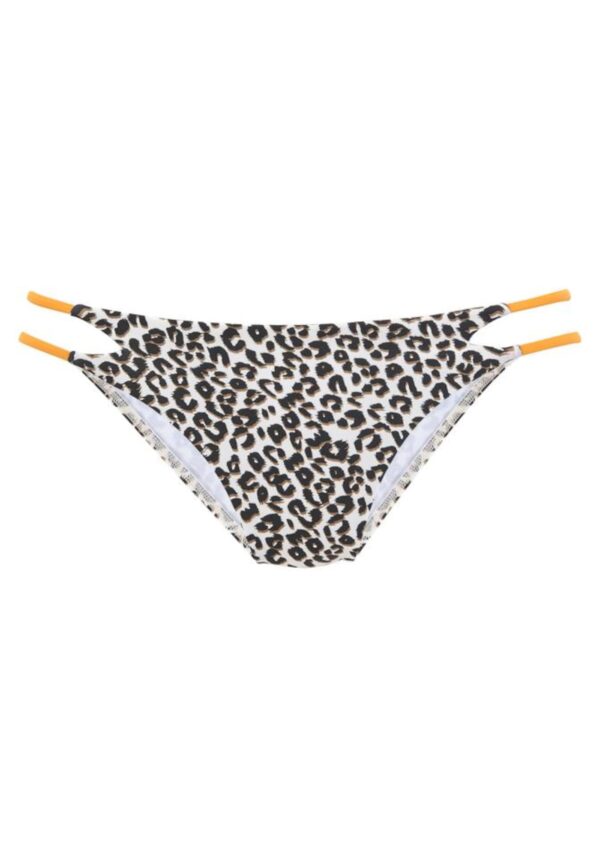 BUFFALO Bikini nadrágok  barna / narancs / fekete / fehér