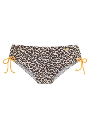 BUFFALO Bikini nadrágok  bézs / dohánybarna / fekete-hu
