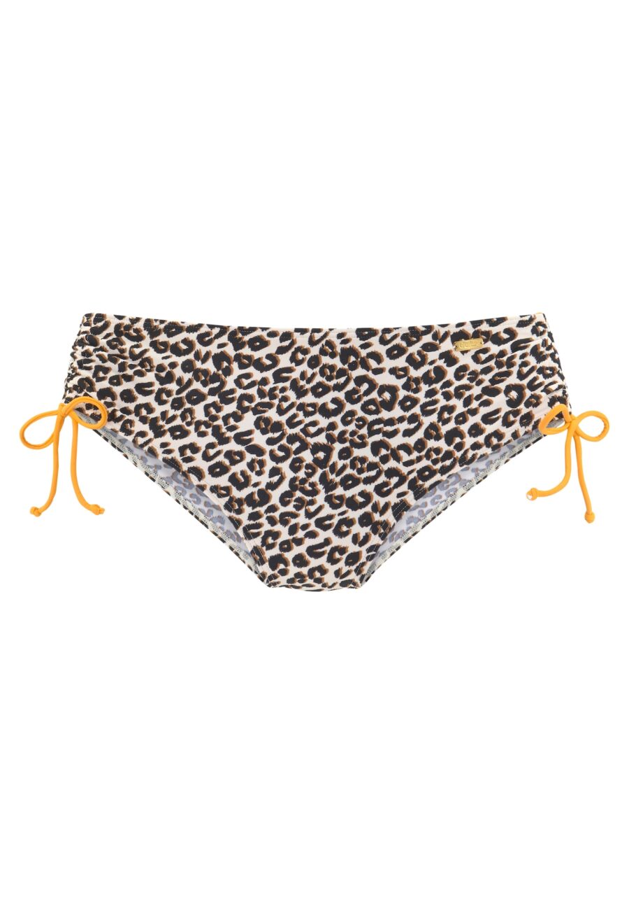 BUFFALO Bikini nadrágok  bézs / dohánybarna / fekete-hu