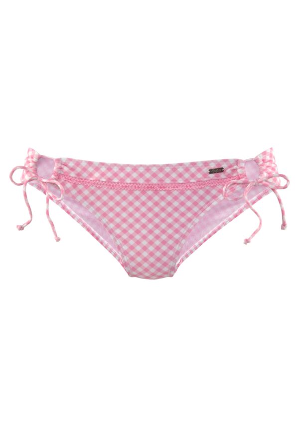 BUFFALO Bikini nadrágok  rózsaszín / fehér-hu