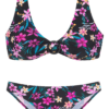 BUFFALO Bikini  türkiz / smaragd / őszibarack / fukszia / fekete-Hungary