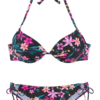 BUFFALO Bikini  türkiz / smaragd / őszibarack / fukszia / fekete-Hungary