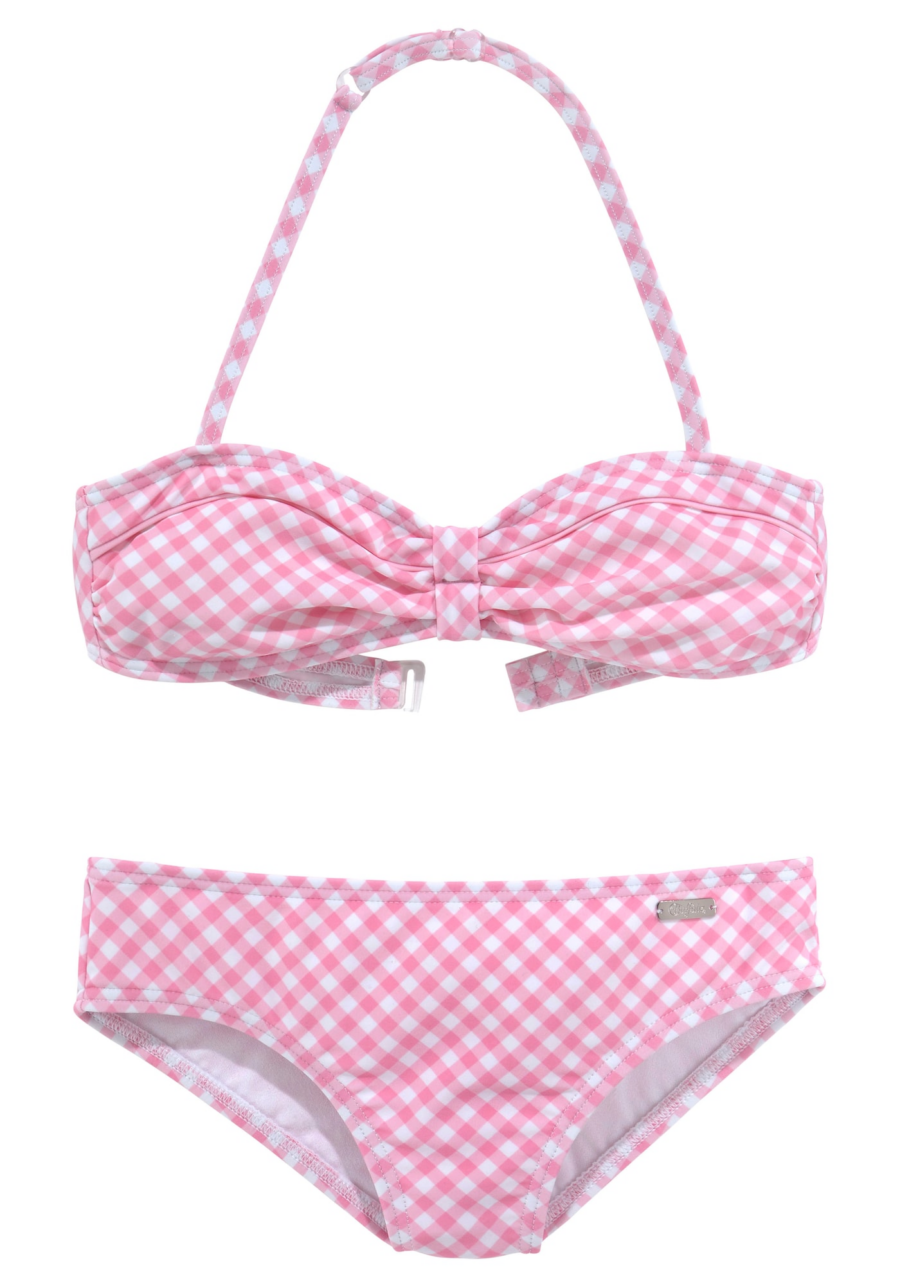 BUFFALO Bikini  világos-rózsaszín / fehér-Hungary