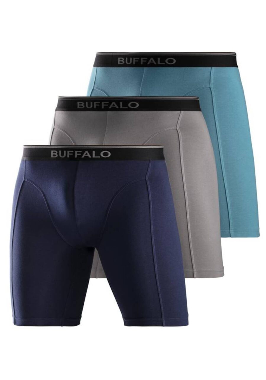 BUFFALO Boxeralsók  kék / szürke