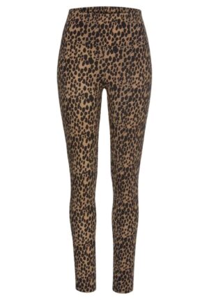 BUFFALO Leggings  barna / fekete-hu