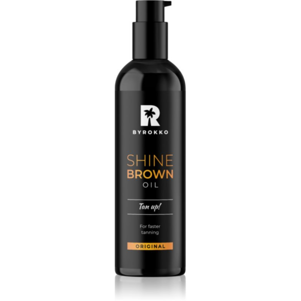 BYROKKO Shine Brown Tan Up! készítmény a napbarnítottság felgyorsítására és meghosszabbítására 150 ml-Ár