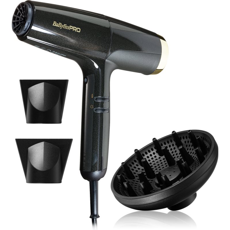 BaByliss PRO Falco Hair dryer BLACK & GOLD hajszárító beépített ionizáló funkció 1 db-Ár