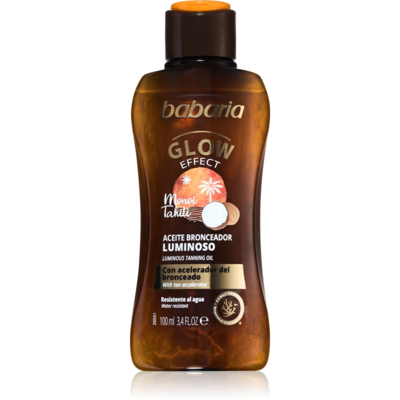 Babaria Glow Effect Monoi Tahiti világosító olaj napozáshoz 100 ml-Ár