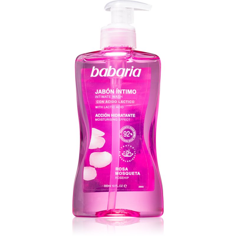 Babaria Rosa Mosqueta női intim higiénia tusfürdő csipkerózsa kivonattal 300 ml-Eredeti