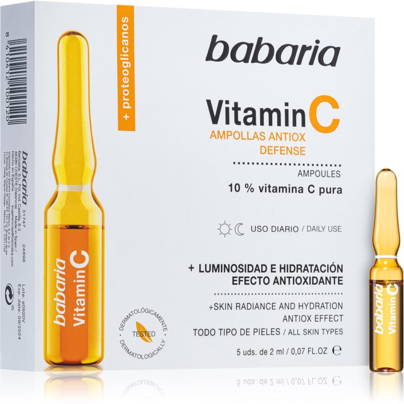 Babaria Vitamin C ampulla C vitamin 5 x 2 ml-Eredeti
