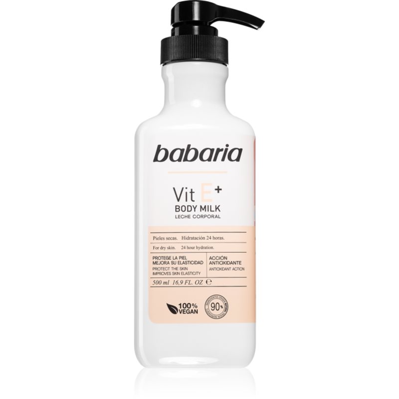 Babaria Vitamin E hidratáló testápoló tej száraz bőrre 500 ml-Ár