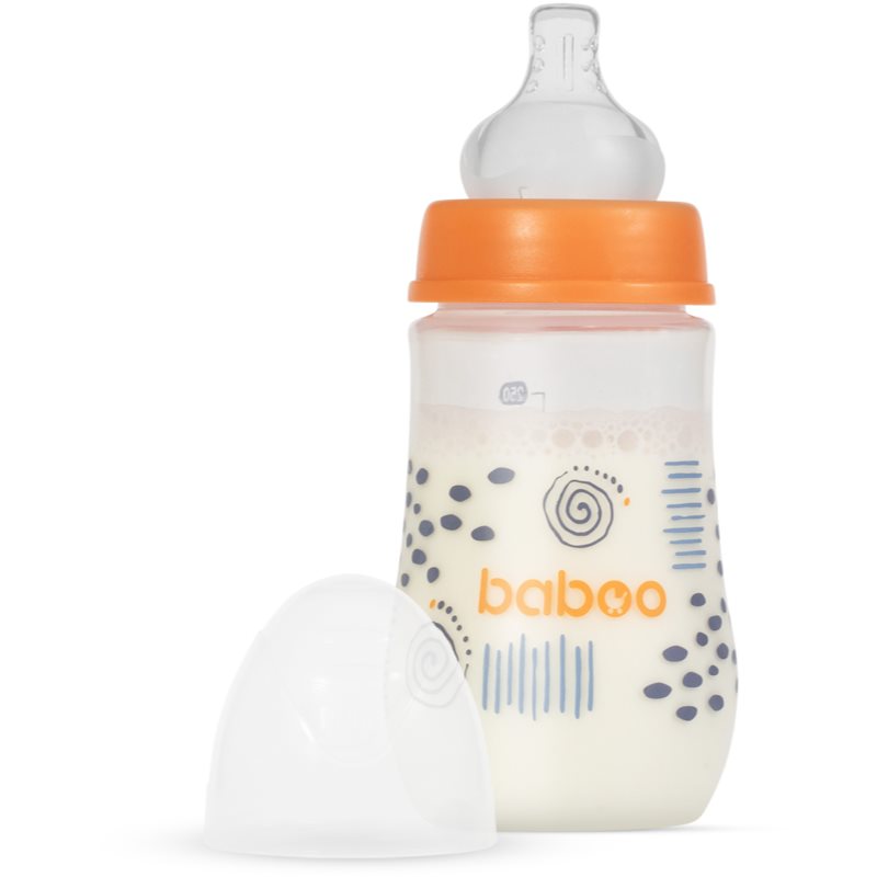 Baboo Anti-colic Feeding Bottle antikólikás cumisüveg Blue Haze