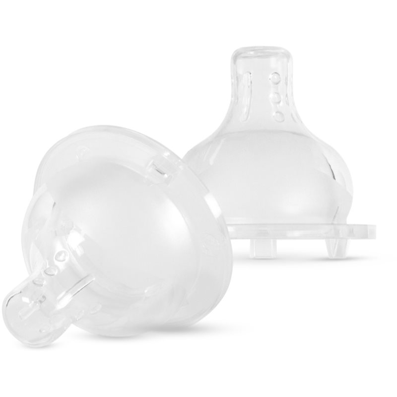 Baboo Liquid Silicone Teat Thick Liquids etetőcumi 6m+ 2 db-ár