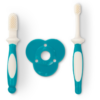 Baboo Toothbrush Set fogápoló készlet újszülötteknek 6-12 m 2 db-ár
