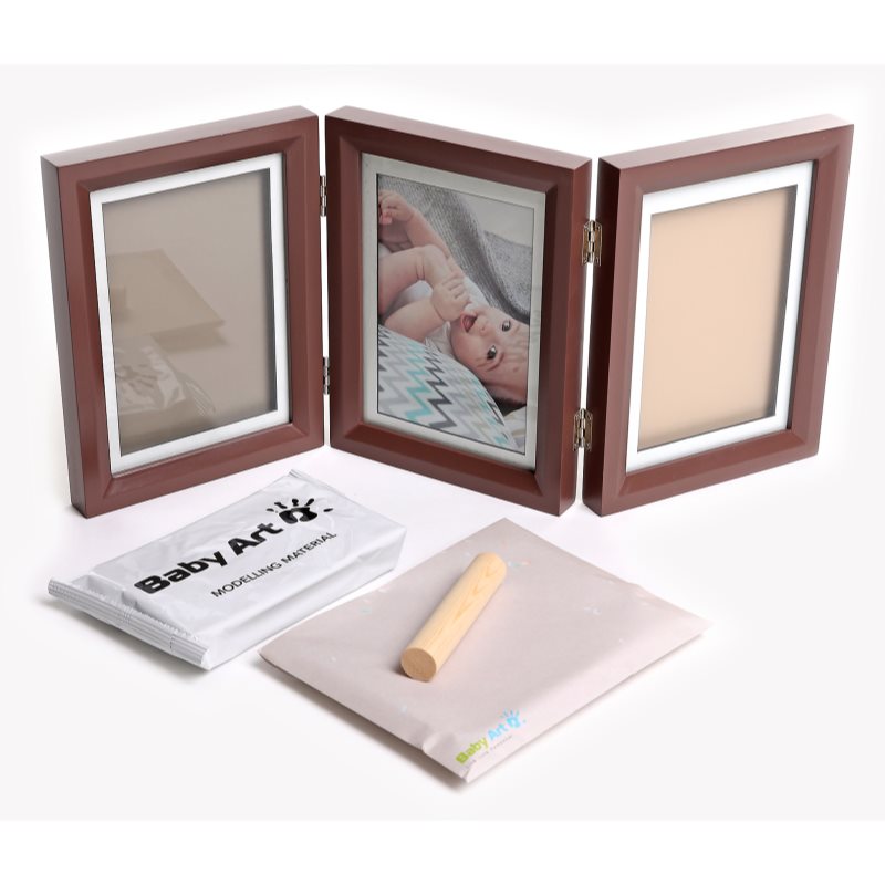 Baby Art My Baby Touch Double Brown baba kéz- és láblenyomat-készítő szett 1 db