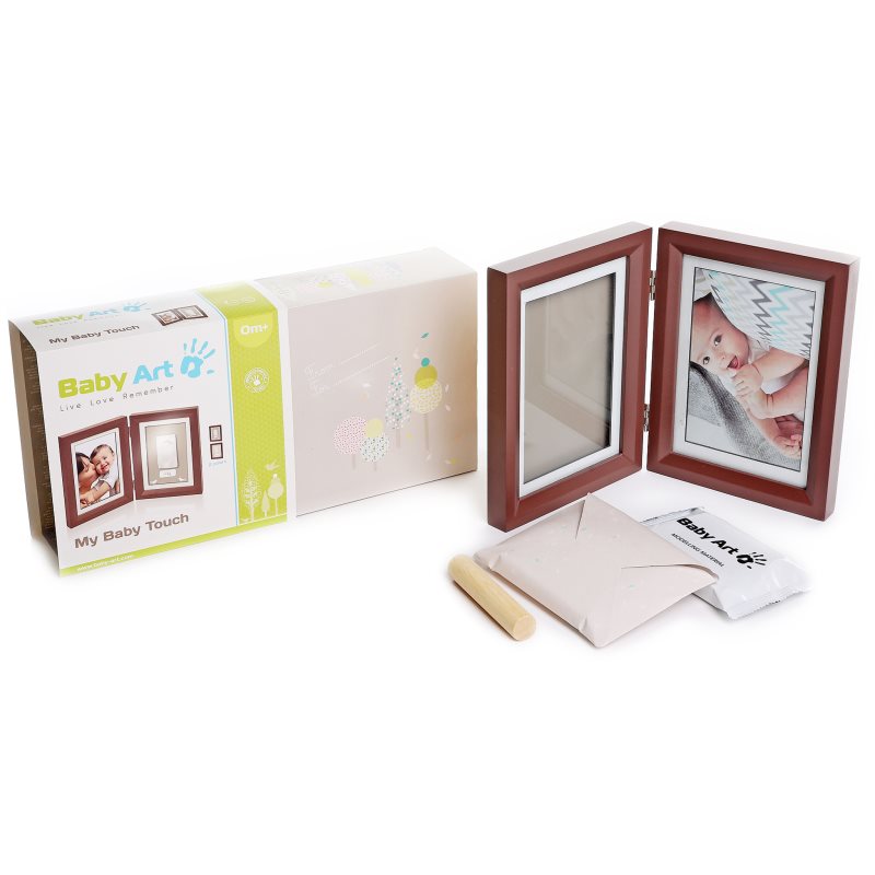 Baby Art My Baby Touch Simple Brown baba kéz- és láblenyomat-készítő szett 1 db