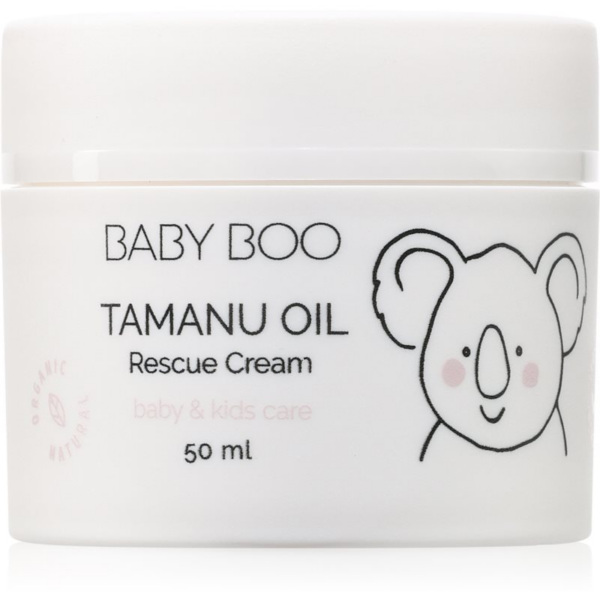 Baby Boo TAMANU OIL Rescue Cream nyugtató gyermek krém gyermekeknek születéstől kezdődően 50 ml