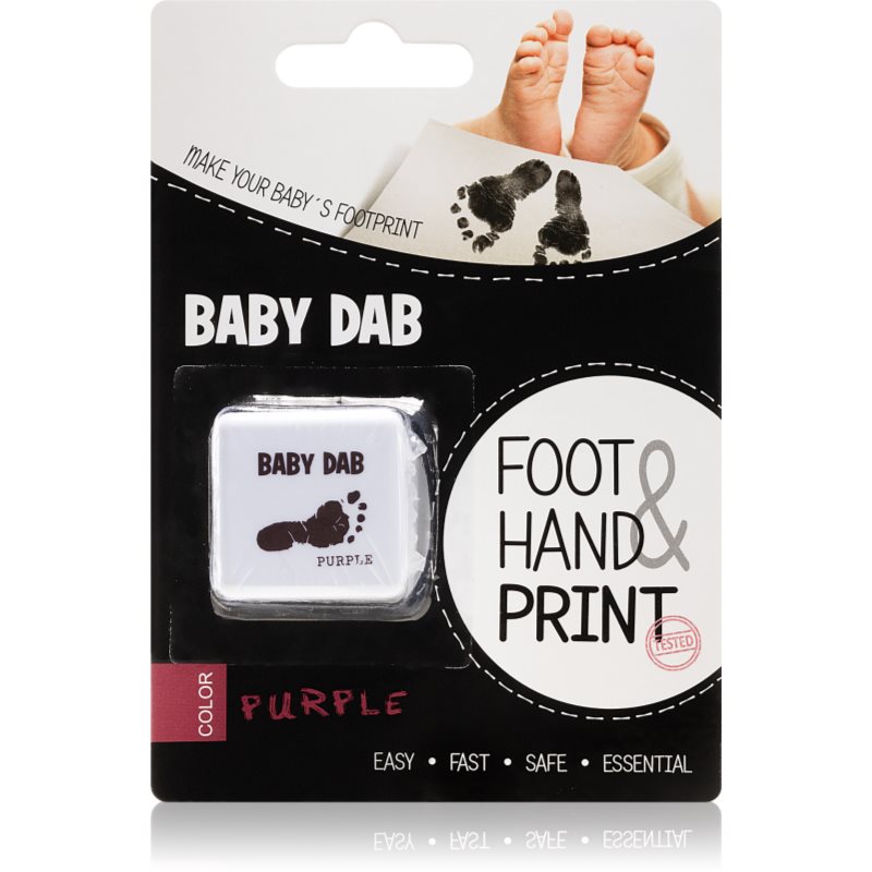 Baby Dab Foot & Hand Print Purple baba-ujjlenyomatfesték 1 db-Ár