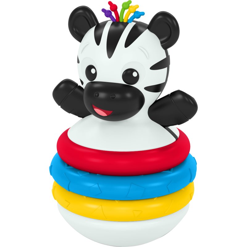 Baby Einstein Stack & Wobble Zen Zebra játék rágókával 3 m+ 1 db-Ár