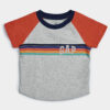 Baby tričko GAP Logo ív raglan póló