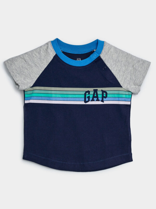 Baby tričko GAP Logo ív raglan póló