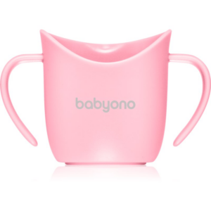 BabyOno Be Active Ergonomic Training Cup gyakorlóbögre fogantyúval Pink 6 m+ 120 ml-Ár