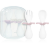 BabyOno Be Active Ergonomic Utensils for Children étkészlet Pink 12 m+ 2 db-Ár