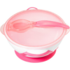 BabyOno Be Active Suction Bowl with Spoon etetőszett gyermekeknek Pink 6 m+ 2 db-Ár