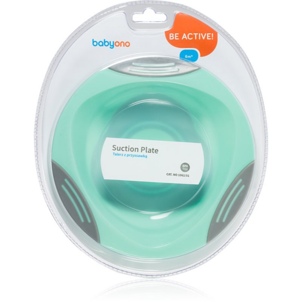 BabyOno Be Active Suction Plate tányér tapadókoronggal Mint 6 m+ 1 db-Ár
