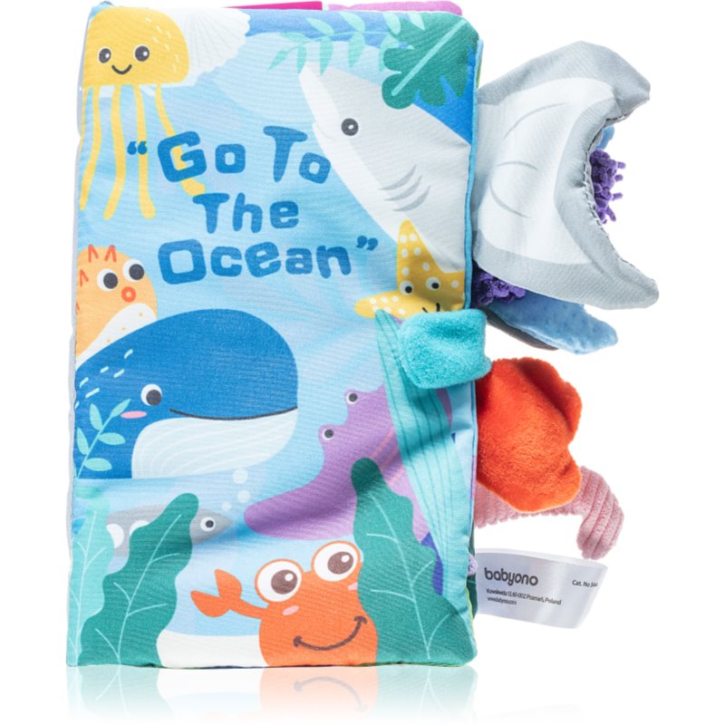 BabyOno Have Fun Go to the ocean kontrasztos fejlesztő könyv 1 db-Ár