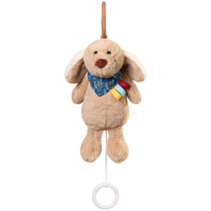 BabyOno Have Fun Musical Toy Dog Willy kontrasztos függőjáték dallammal 0 m+ 1 db-Ár