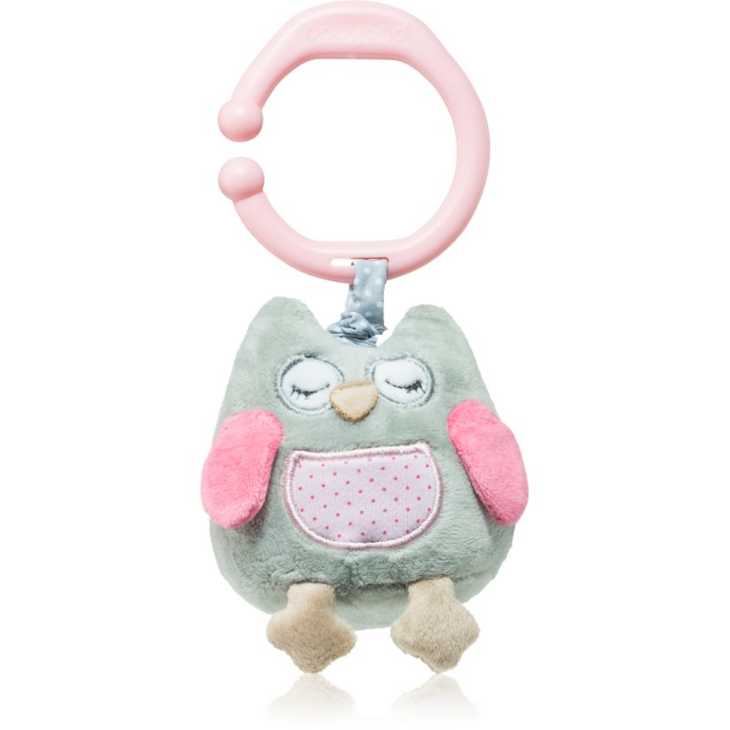BabyOno Have Fun Musical Toy for Children kontrasztos függőjáték dallammal Owl Sofia Pink 1 db-Ár