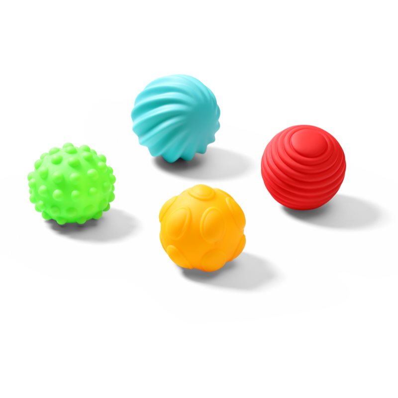 BabyOno Have Fun Sensory Balls puha szenzoros labdák 6 m+ 4 db-Ár
