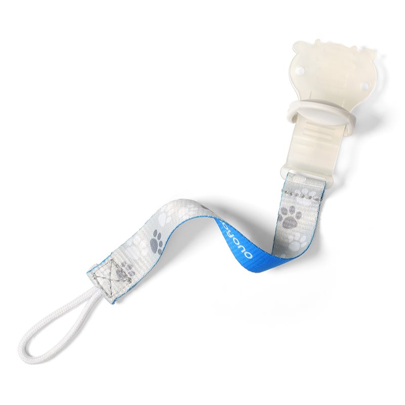 BabyOno Pacifier Holder cumitartó csipesz gyermekeknek születéstől kezdődően Blue 1 db-Ár