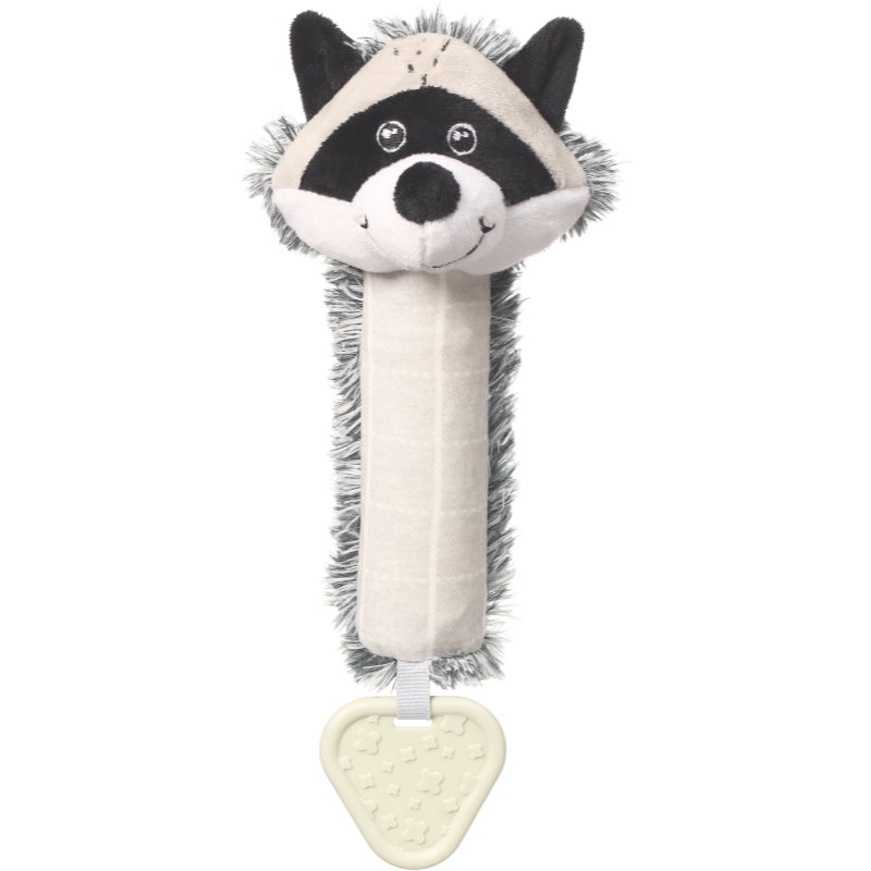 BabyOno Squeaky Toy with Teether sípoló játék rágókával Racoon Rocky 1 db-Ár