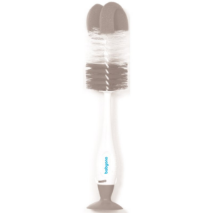 BabyOno Take Care Brush for Bottles and Teats tisztítókefe 2 az 1-ben Grey 1 db-Ár
