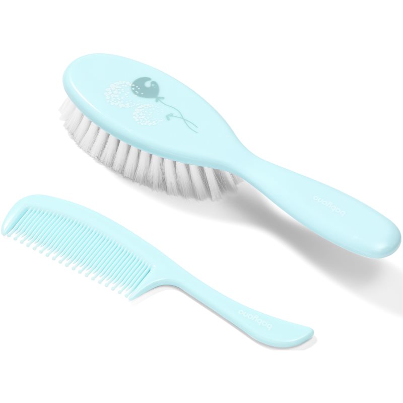 BabyOno Take Care Hairbrush and Comb II szett gyermekeknek születéstől kezdődően Mint-Ár