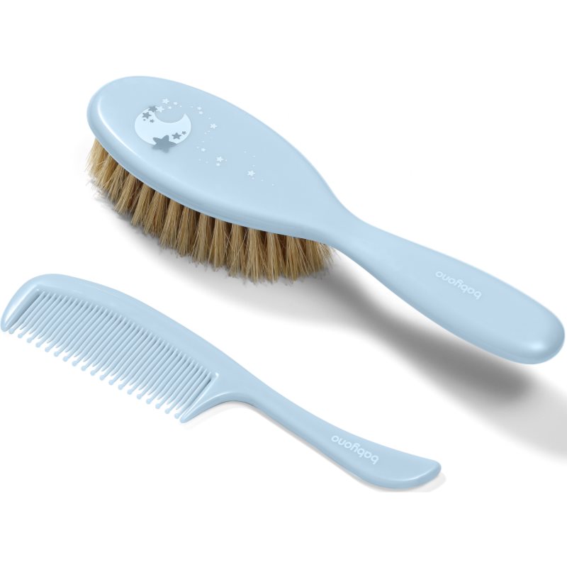 BabyOno Take Care Hairbrush and Comb III szett gyermekeknek születéstől kezdődően Blue-Ár