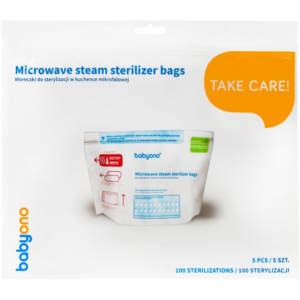 BabyOno Take Care Microwave Steam Sterilizer Bags sterilizációs zacskók mikrohullámú sütőbe 5 db-Ár